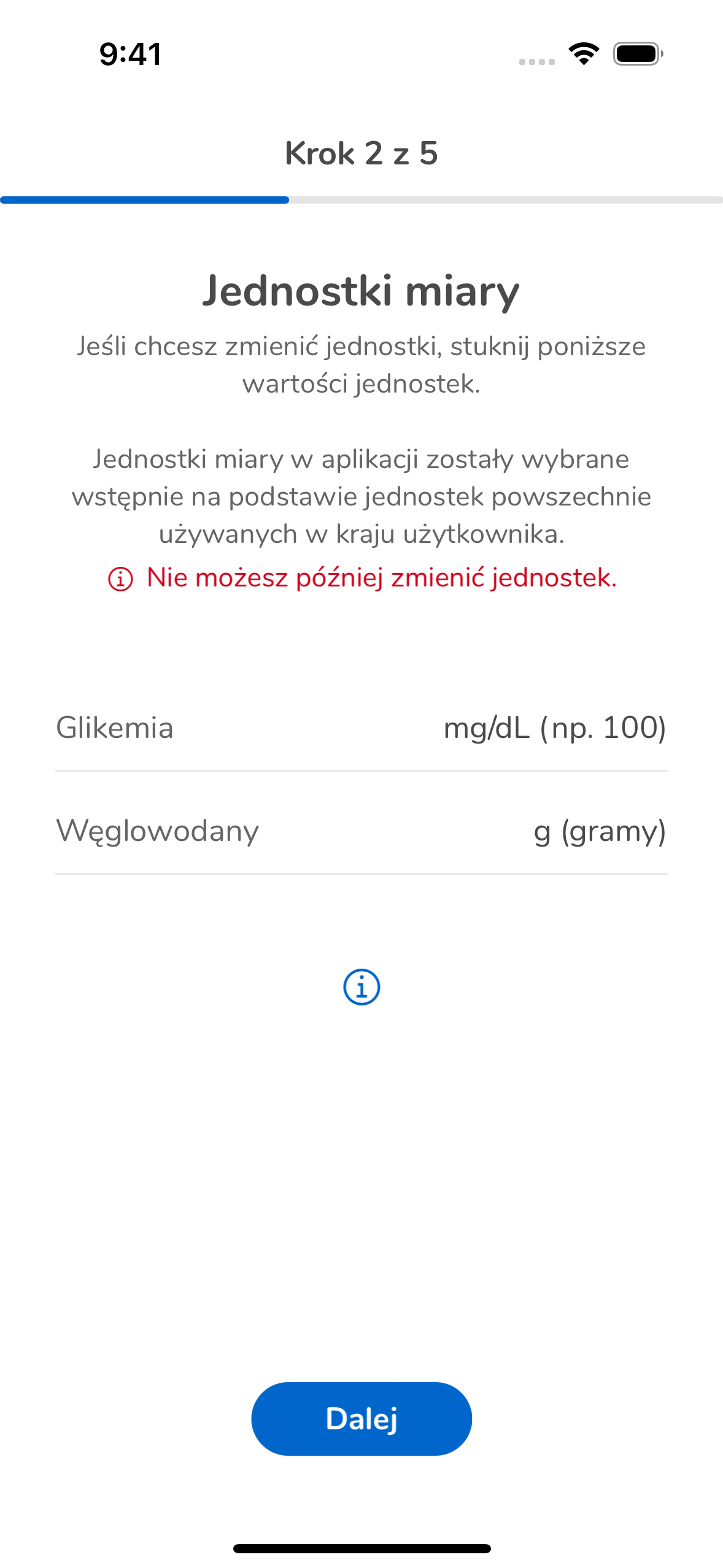 02_02_Select Units_preselected_Mgdl_pl