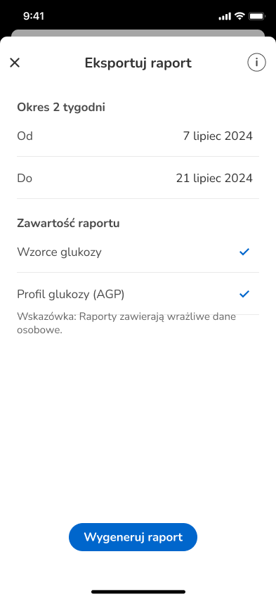 Export report