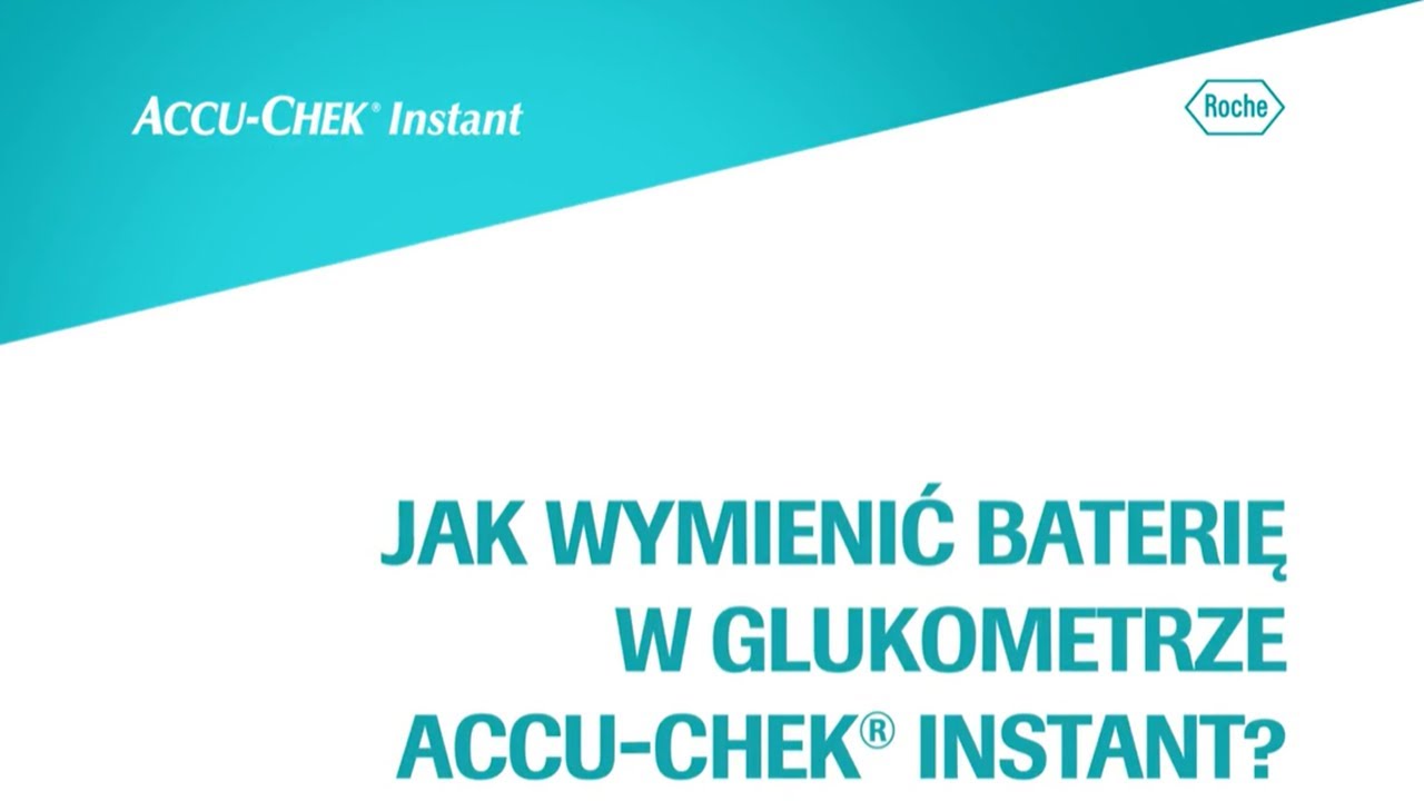Jak wymienić baterię w glukometrze Accu-Chek Instant?